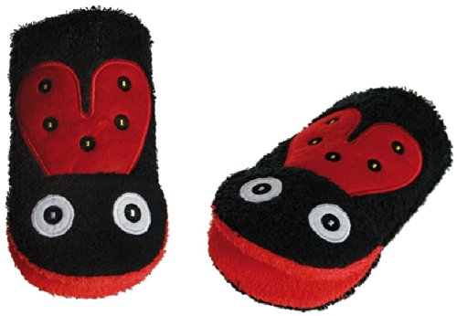 Gant de toilette enfant coccinelle coton absorbant débarbouillette bain bébé