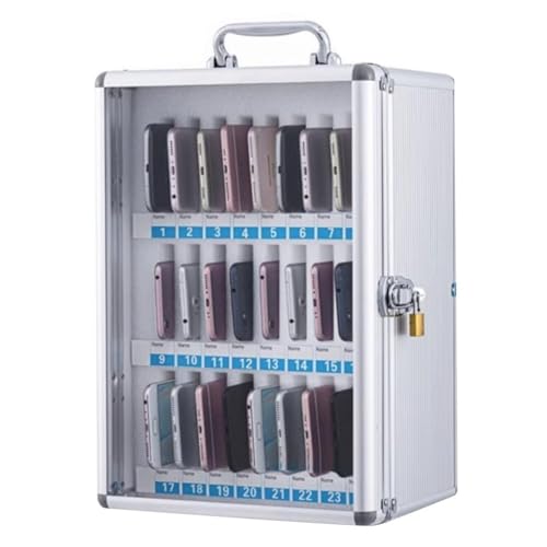 Boîte de rangement pour téléphones portables idéale dans une salle de classe ou au bureau