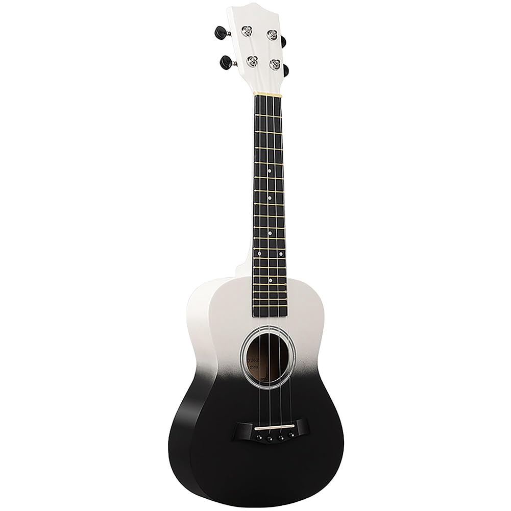 Mini Chitarra per Principianti da 23 Pollici In Legno A Corde A Corde Ukulele Twolor Gradient Fine B