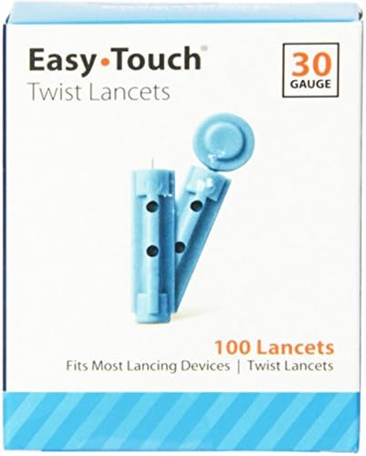 Easy Touch Twist Lancets 30 Gauge 100 Each (Pack of 5) Easy Touch Twist Lancets 30 Gauge 100 Each (Pack of 5)