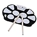IUPPA Portable Electronic Drum Pad Kit Silicon Foldable with Stick