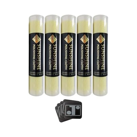 Rosenthal Collection Sunshine Polishing Cloth (Pack of 5) Plus Anti Tarnish Tabs (Pack of 5) Cover