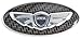 3D Carbon Optic Genesis Wing Steering Wheel Emblem Overlay for Genesis Coupe & Sedan (Loden)