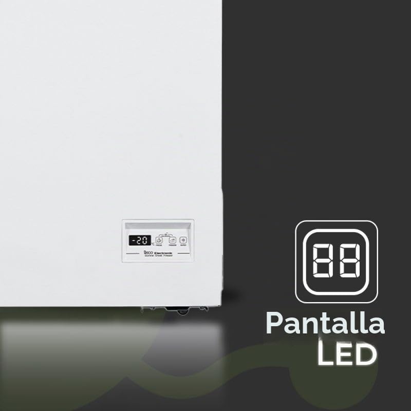 Congelador arcón 90,2cm 198L ASPES ACH2002EDC Clase E Dual Cooling Blanco