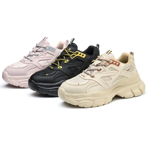 Image of Nutropa Steel Toe Boots for Men, Lightweight Safety Work Shoes, Comfortable Breathable Composite Toe Boots Slip-Resistant Indestructible Shoes