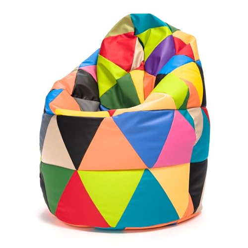 FACILE DA PULIRE | Il relax di un pouf non si ferma solo al sedersi, ma dev'essere a 360°: conosciamo i dettagli e uno di questi è la pulizia. Il pouf non perde pallini in casa grazie alla doppia cerniera anti perdita: Per la pulizia basta un panno umido o svuotare la cover per lavarla senza problemi!