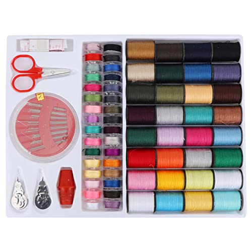 Set de hilos para coser multicolor 64 piezas miniatura 5