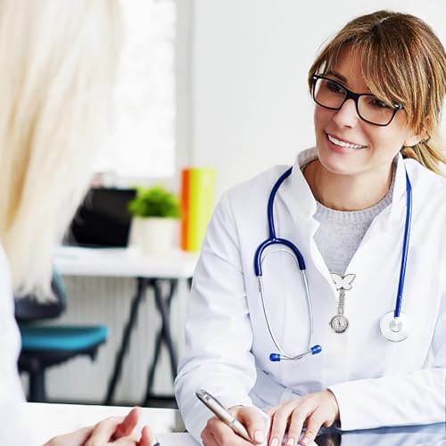 SAFIGLE Women Nurse Watch Clip-on Fob Hanging Pocket Watch Medical with and Large Clear Dial for Healthcare Professionals