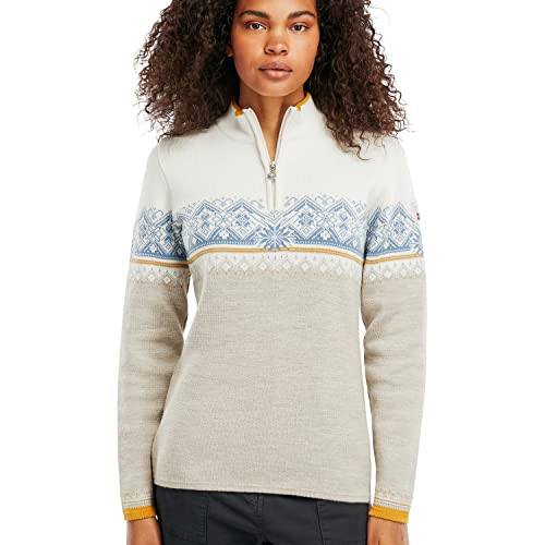 Image of Dale of Norway Moritz Women's Sweater - 100% Merino Wool Sweater for Women - Women's Pullover Sweaters - Ladies Sweater