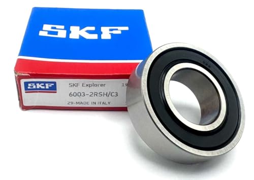 SKF 6003 2RSH C3 DEEP Groove Ball Bearing, Rubber Sealed