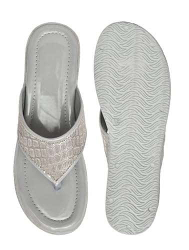 Image of Women's Wedge Heel Flip Flops | Stylish Platform Slippers for Women | Soft Cushioned Comfort | Anti-Slip Sandals | Casual Slip-On Thong Sandals