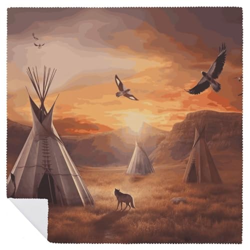 Set 2 Servilletas de Tela Reutilizables 18.7x18.7 pulg miniatura 6