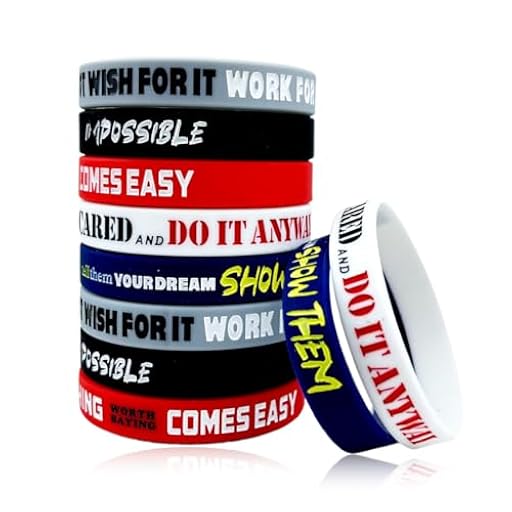 OPIURVY Juego de 10 pulseras motivacionales, pulseras de silicona, regalos motivacionales para adolescentes, estudiantes, adecuados para cumpleaños de niños, Navidad y otras ocasiones. | Ya disponible en tu tienda friki favorita! En mundofriki.es!