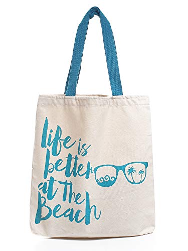 YS·AU Reusable Canvas Shopping Bags Grocery Tote Beach Bags Ripstop Reusable Gift Bags Travel Washable Foldable Durable Lightweight Eco Friendly