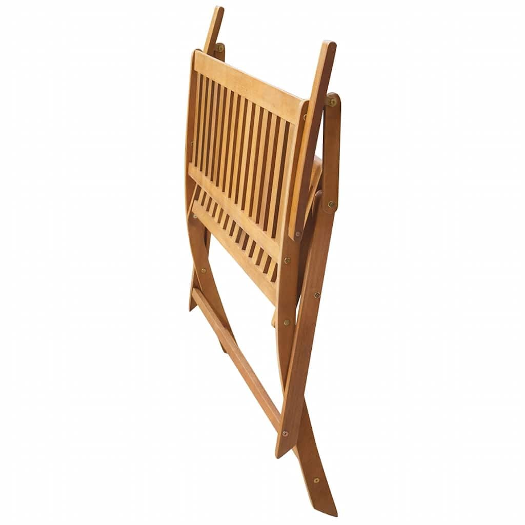 Banco de jardín plegable, 120 cm, madera maciza de acacia