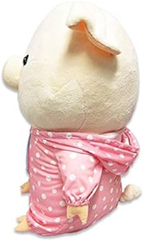 コメント確認用 ぷーとん ぬいぐるみMサイズ ドットパーカー 312420 内藤デザイン研究所 ぬいぐるみ ぷーとん Mサイズ ドットパーカー