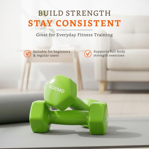 Image of Amazon Brand - Solimo Vinyl Dumbbell