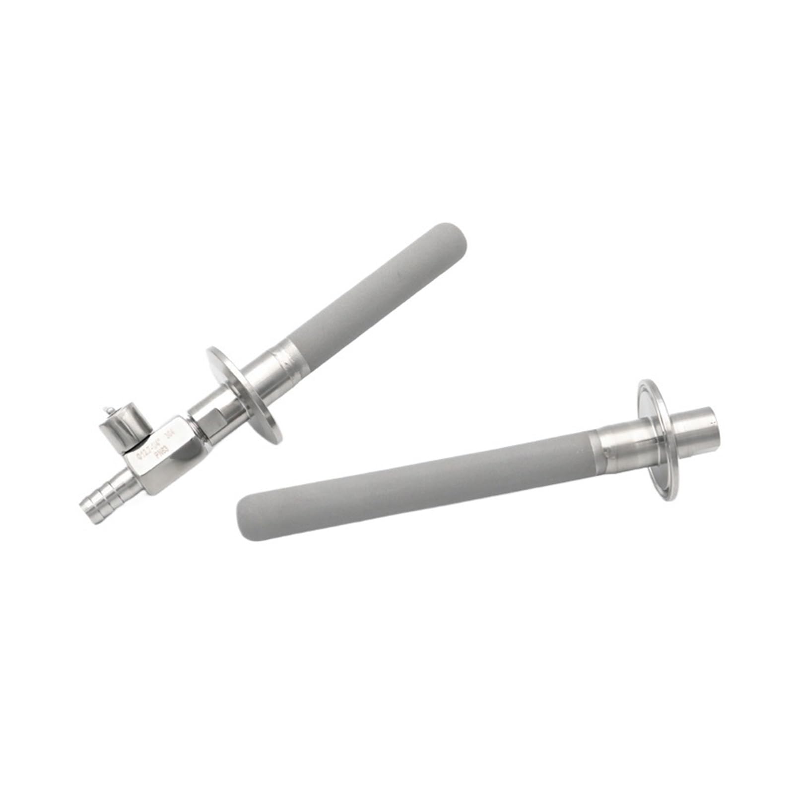 1 sztuka SS316L 50,5 Tri Clamp stal szlachetna 1/4" element filtrujący (z zaworem, 8 cala x tuleja 50,5)