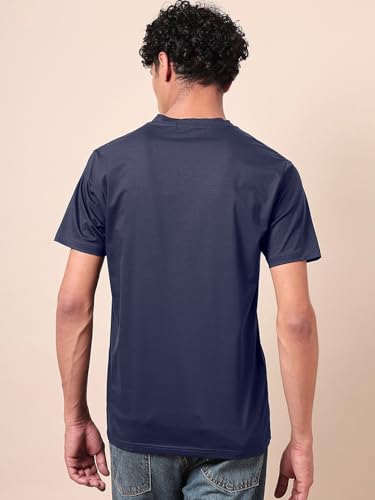 Image of Bewakoof Men's Solid Regular Fit T-Shirt