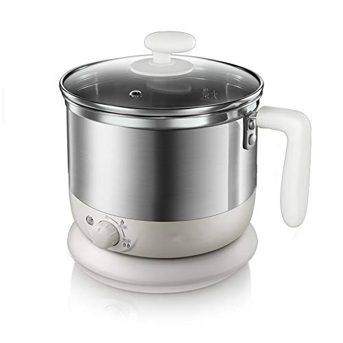 Xyanzi dianzhuguo 1.2L multi-function electric cooker is suitable for home student dormitory instant noodle cooking pot 1-2 people 600W218x178x236mm/8X6X7 inch (color : Gray A)