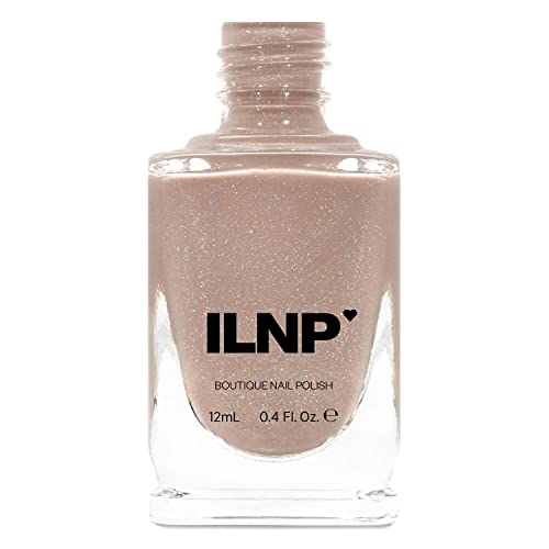 Image of ILNP Chleo - Neutral Blush Pink Holographic Sheer Jelly Nail Polish