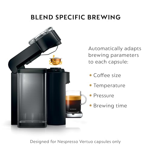 Nespresso Vertuo Coffee and Espresso Maker by De'Longhi, Piano Black