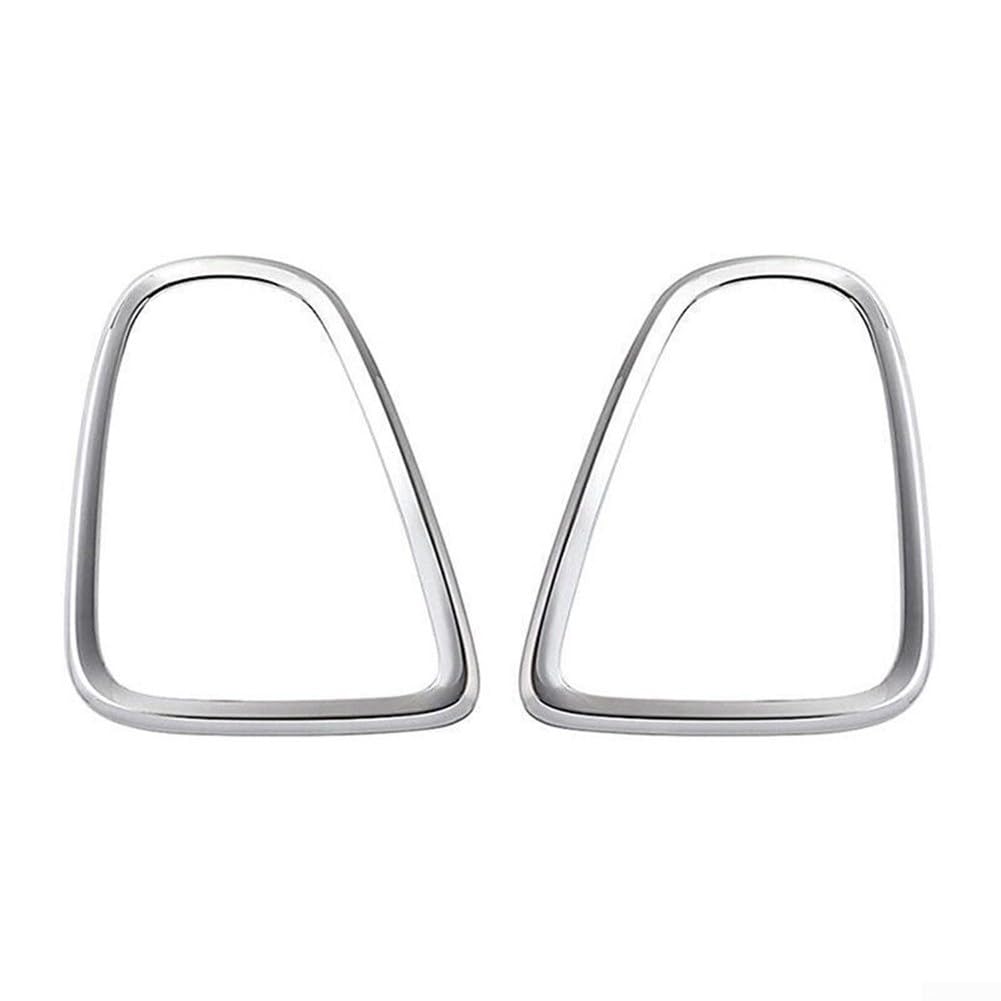 Oniissy Embellecedor de cubierta de luz trasera para modelos Mini para Cooper para R56-R59 2007-2014, embellecedores de cubierta de luz trasera para faros delanteros 51132752243, 51132752244
