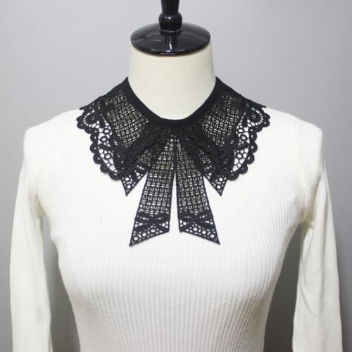 Versatile Embroidery Lace Detachable Collar for Dress Shirt Sweater Decoration4