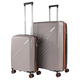 JASLEN - Gepäck-Sets: Reisekoffer & Reisekoffer Set Hartschalenkoffer, Kofferset, Trolley & Luggage Sets - Große Auswahl für Ihre Reisebedürfnisse, Taupe