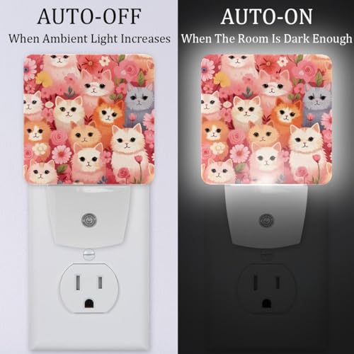Lámpara de noche LED con sensor para niños 7.6x7.6cm miniatura 2