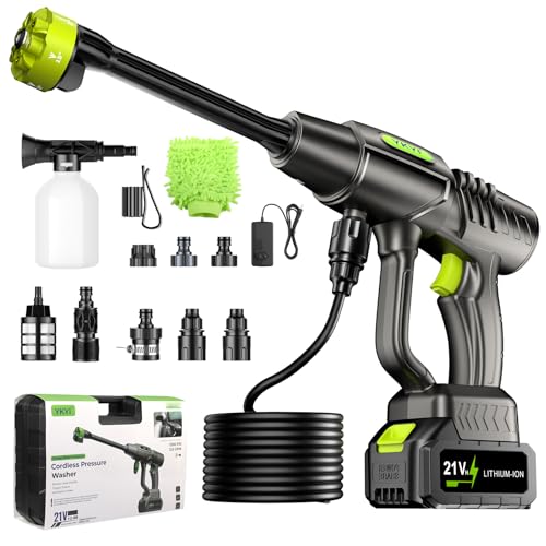 YKYI Cordless Pressure Washer Battery Powered,30 Speed...