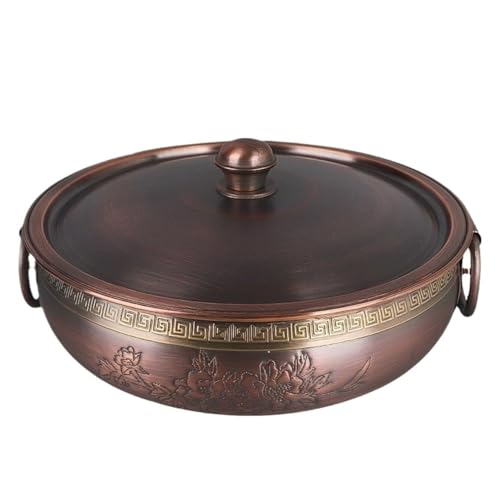 Olla de cobre vintage para inducción de 1 pulgada miniatura 1