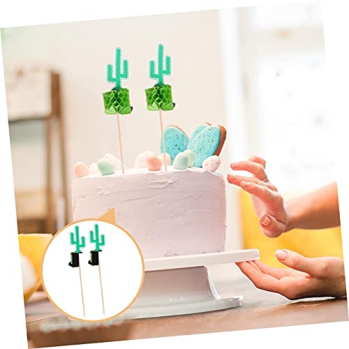 jojofuny 40 Pçs Cartões De Frutas Toppers Inseridos Fiesta De Aniversário Cuake Papel Sobremesa Bolo
