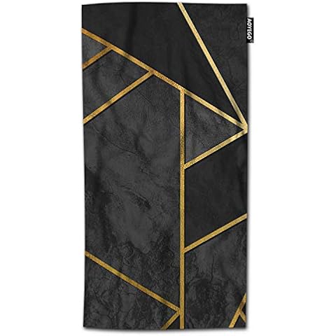 AOYEGO Geometric Bath Towel Cover