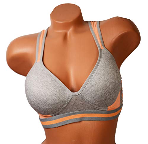 Viola's Secret Women Bras 6 Pack of Cotton Sports Bra with B Cup C Cup D Cup (36B) - Thumbnail 2