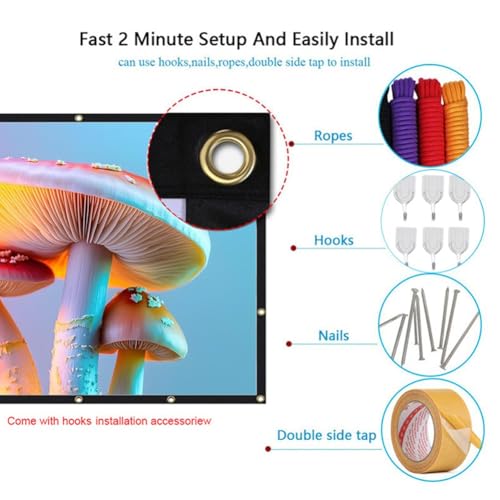 Pantalla Portátil para Proyector 250in 16:9 miniatura 3