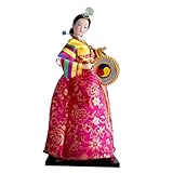 [Matériau] Cette poupée Geisha coréenne est fabriquée en résine robuste avec des détails en tissu et en mousse pour un aspect et un toucher authentiques