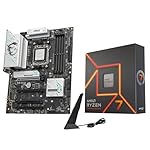 Micro Center AMD Ryzen 7 7700X CPU Processor with MSI B850 Gaming Plus WiFi Motherboard (ATX, AM5, DDR5, PCIe 5.0, M.2 Gen5, Wi-Fi 7, 5G LAN)