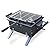 Fitinhot Grill Charcoal Barbecue Foldable for Travel Outdoor Cooking BBQ Portable Camping Wood Stove Hibachi Grill Patio Backyard Party
