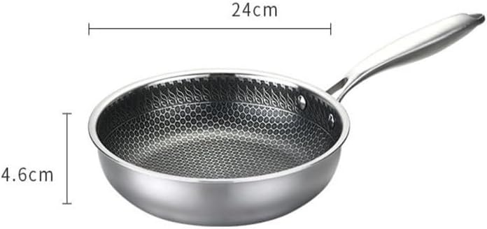 Steak Cooked In A 304 Stainless Steel Pan with Honeycomb Thick Bottomed
