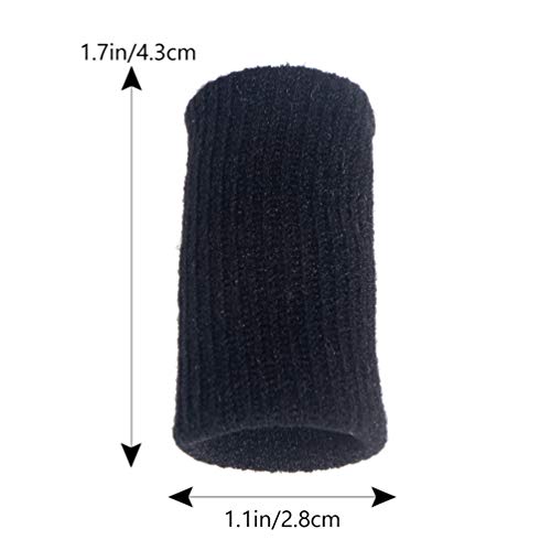 EXCEART Manga Dedo Esportes Vôlei 20Pcs Sweatbands Sports Elastic Dedo Manga Thumb Brace Protetores
