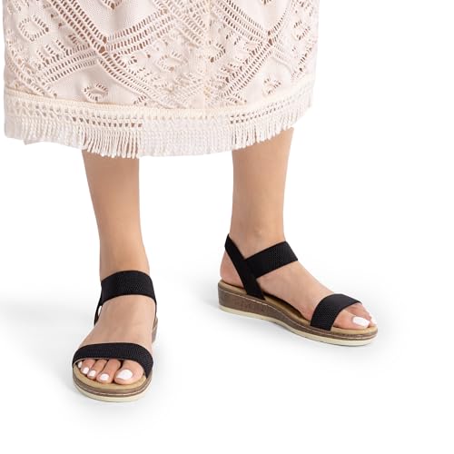 Image of DREAM PAIRS Women's Low Wedge Casual Sandals
