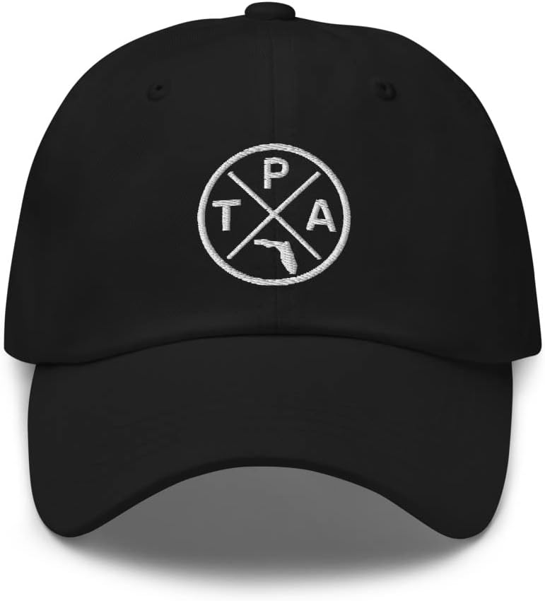 Retro Tampa Bay Baseball Hat TPA Emblem Dad Hat Cap