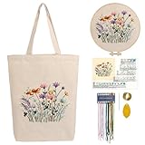 Bon cadeau : ce sac de point de croix sera un cadeau significatif pour les membres de la famille ou les amis, vous pouvez offrir ce kit de broderie en cadeau ou l'offrir en cadeau après avoir terminé ce travail, les deux options sont parfaites. Cadeau adapté pour de nombreuses occasions telles que Noël, Thanksgiving, la fête des mères, la fête des enseignants, etc.