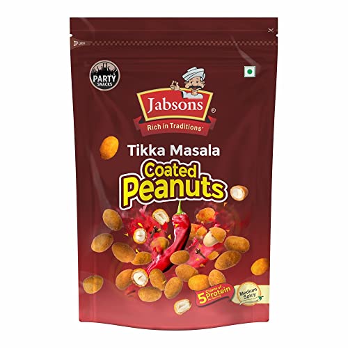Jabsons Tikka Masala Coated Peanuts 400g