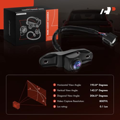 Image of A-Premium Rear View Backup Camera Compatible with Honda | Parking Camera for 2017 2018 Ridgeline - Replace# 39530T6ZA01