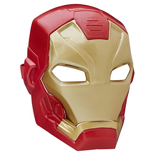 Avengers Máscara Eletrônica do Homem de Ferro Marvel Capitão América: Guerra Civil Vermelho/Amarelo
