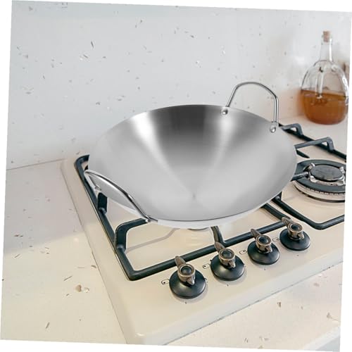 Wok de acero inoxidable GLEAVI para cocina miniatura 7