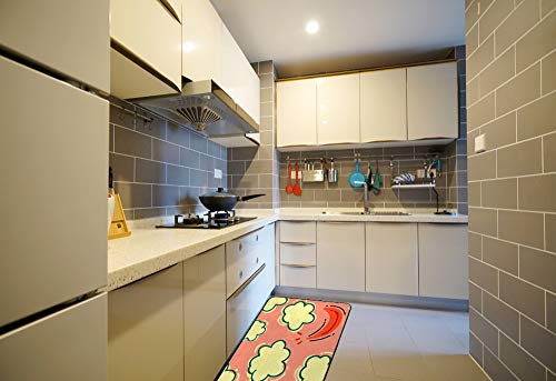 Tapis de cuisine antidérapant et imperméable lavable en machine