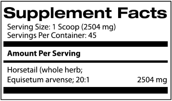 Miniatura 3 de Samsara Herbs Polvo de cola de caballo (4oz114g) - Extracto concentrado 201 - cabello, uñas, huesos, piel. Fuente de sílice natural